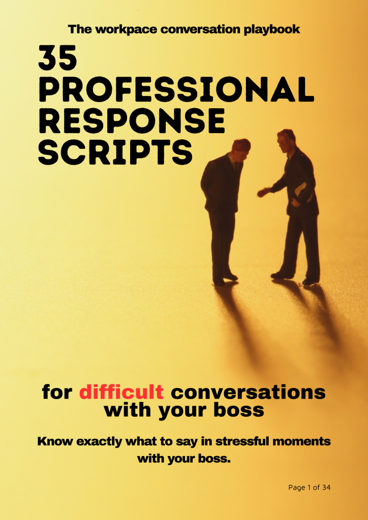 35 professional response scripts for difficult conversations with your ...